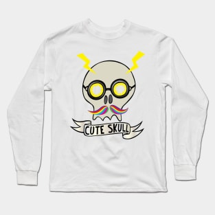 Modern Skull Long Sleeve T-Shirt